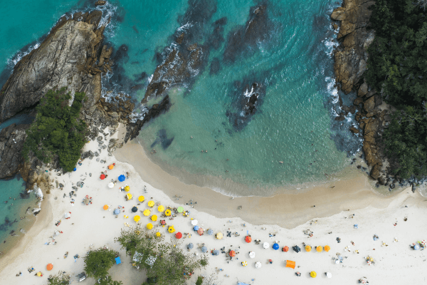 praias em São Paulo